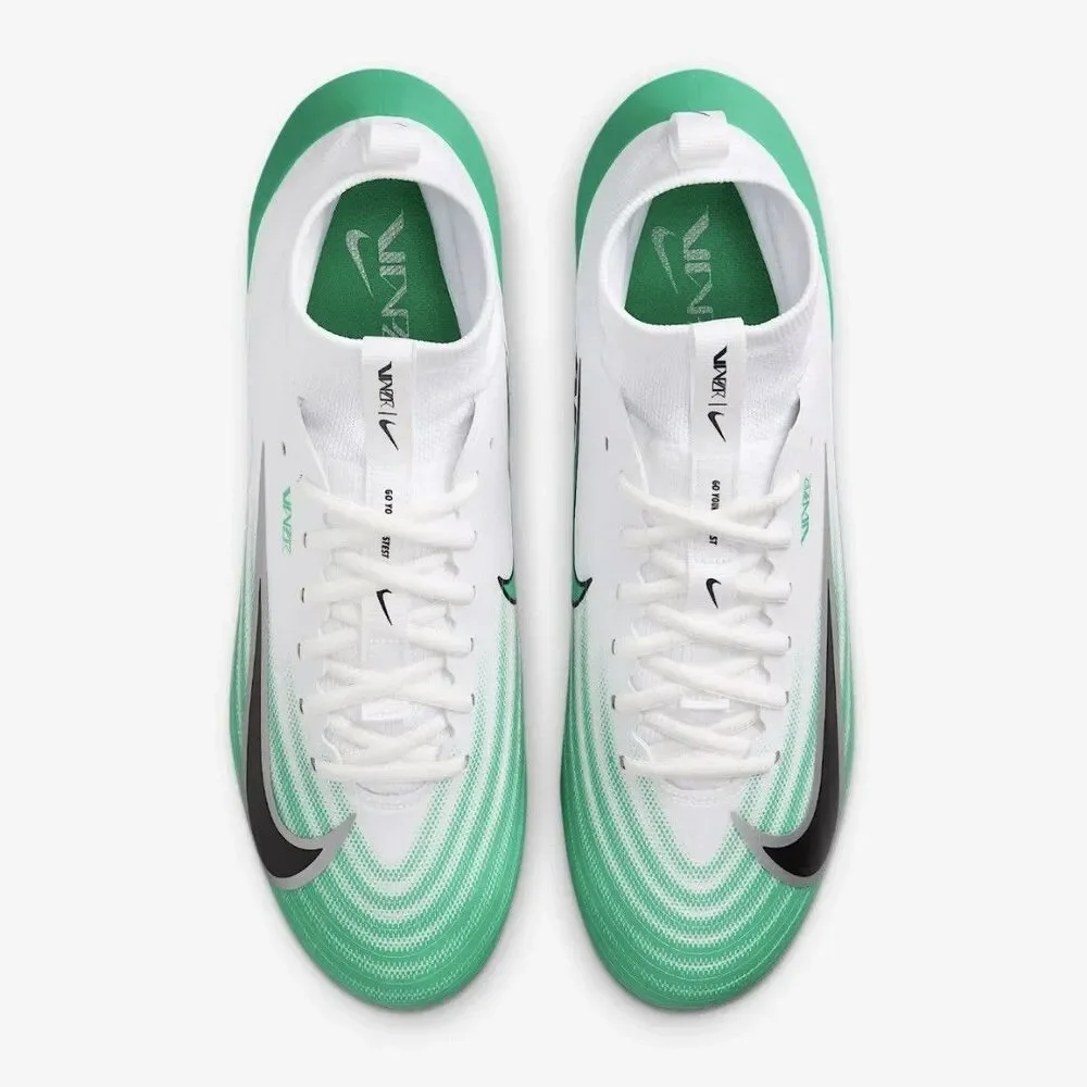 Nike Air Zoom Vapor Pro 1 Green White Football Cleats HM8850-100 Men’s Size 7.5